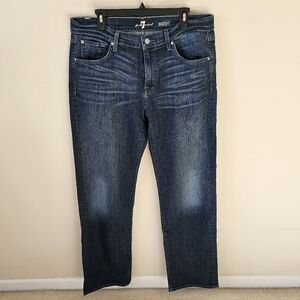 7 For All Mankind Mens Austyn Relaxed Fit Jeans 36